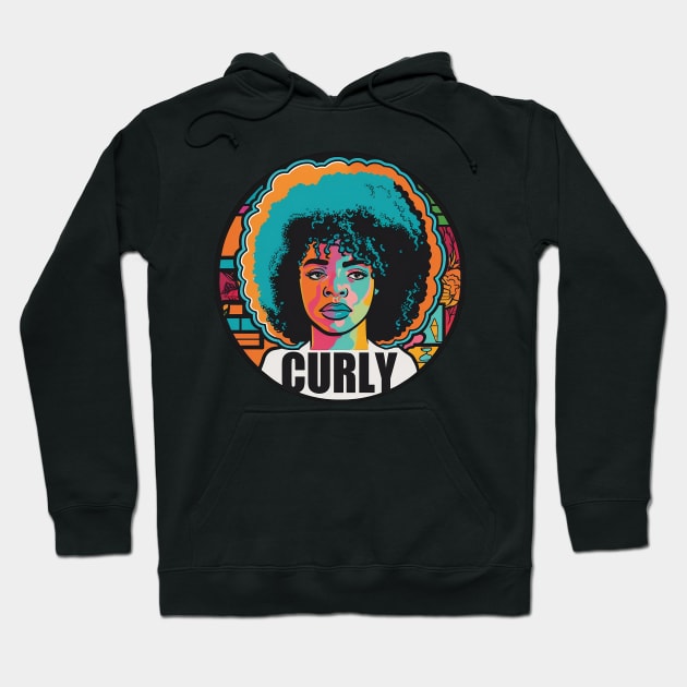 Curly Girl Hoodie by 3coo